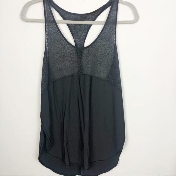 LULULEMON | Twist & Train Tank Top Black Lace Women’s Size Medium 8-10 - Picture 5 of 13